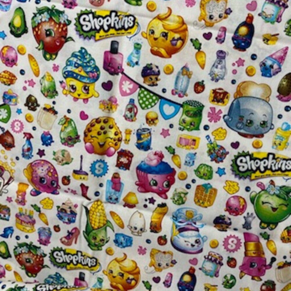 PACKED SHOPKINS PARTY Fabric Cotton NEW 2013 Moose HTF Last 1.75 Yards RARE FIND